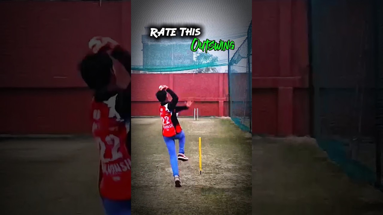Rate This Outswing 😱 | Fast Bowling with Outswing | 