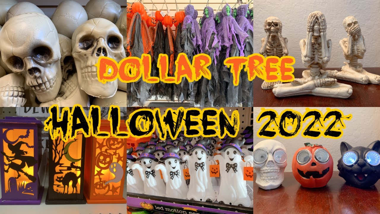 2022 Amazing Dollar Tree Halloween Decors | Shop with Me!