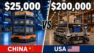 America's Warehouse Robot Costs $200,000 — China's Does the Same Job for $25,000. Here's Why