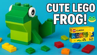 Building a Cute LEGO Frog 🐸 Using Classic 10698 | Easy Brick Tutorial
