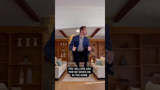 POV: Seller asks for NO shoes on during a #RealEstate showing