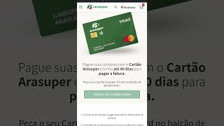 cartão de crédito arasuper 🔥