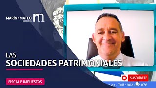 Las SOCIEDADES PATRIMONIALES