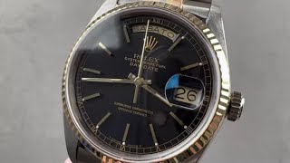 Rolex Day Date TRIDOR 18039BIC Italian Language Calendar Vintage Rolex Watch Review