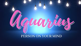 Aquarius they are going to break the silence, but know this!💕Tarot Reading