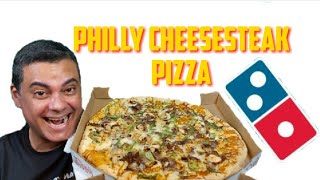 Dominos Philly Cheese Steak Pizza-food review