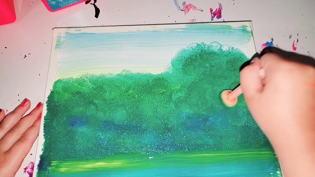 Acrylics painting by IlyN 