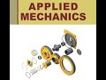 APPLIED MECHANICS LEC04