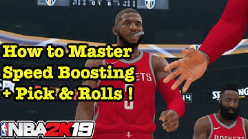 NBA 2K19 Pick and Roll Tutorial How to Speed Boost in 2K19 for Beginners Tips Dribble Moves #14