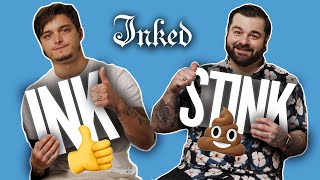 Pon and Mattia Rate Micro Tattoos, Tramp Stamps and Other Tattoo Trends | Ink or Stink