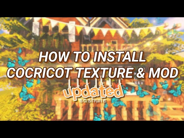 Updated How To Install Cocricot Texture And Mod Jve Pls Read Pinned Comment Youtube