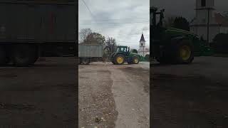 John Deere 8R310 agregovani návesom Fliegl #slovakia #viralshort @JohnDeere @fliegl