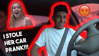 I Stole Her Car Prank Angry