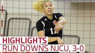 Women's Volleyball 3-0 NJCU | Rutgers-Newark