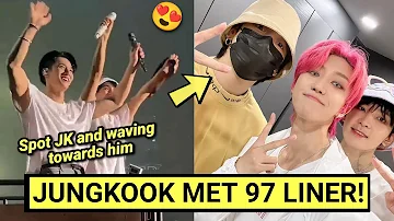 BTS Jungkook at Seventeen Concert in Seoul 😍 | JUNGKOOK & SEVENTEEN INTERACTION AT CONCERT