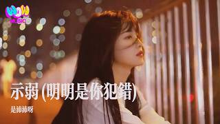 是沛沛呀 - 示弱（明明是你犯錯）『明明是你犯錯，道歉的卻是我。』動態歌詞MV #是沛沛呀 #示弱