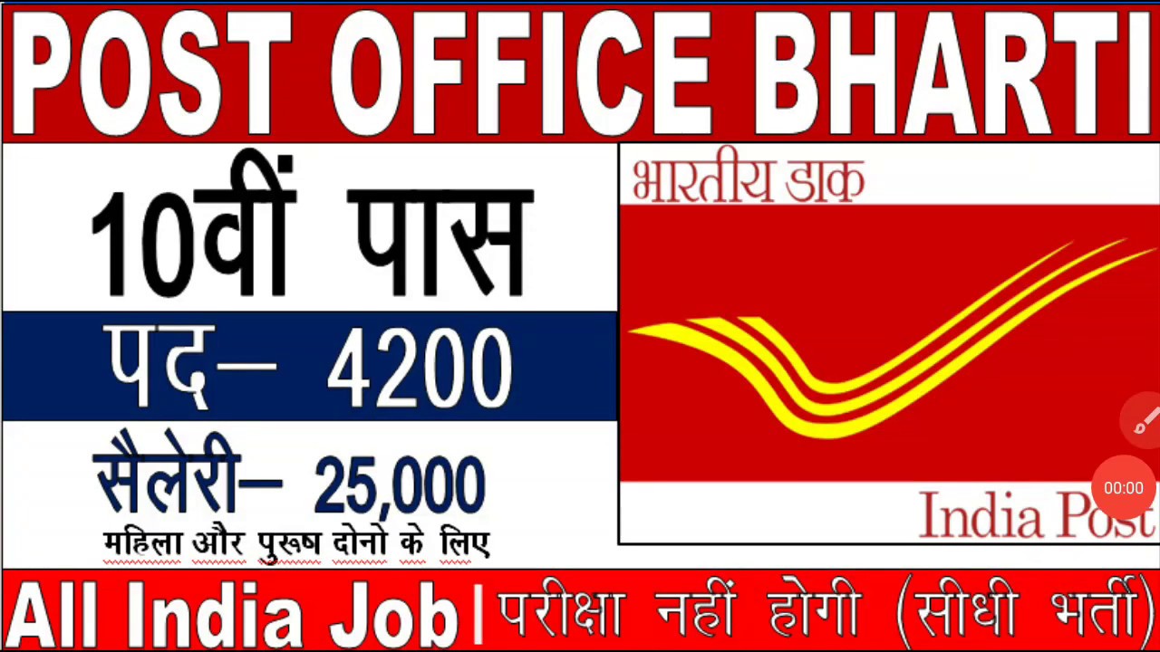 India Post (Bhartiya Daak Vibhag) (GDS) Recruitment 2020 Online Form ...