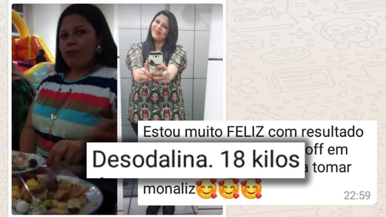 ANTES E DEPOIS (18Kg) Estou muito feliz com o resultado do Desodalina ...