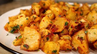 Lebanese Spicy Potatoes Batata Harra Eats With Gasia