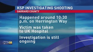 Kentucky State Police investigating officer-involved shooting in Garrard County