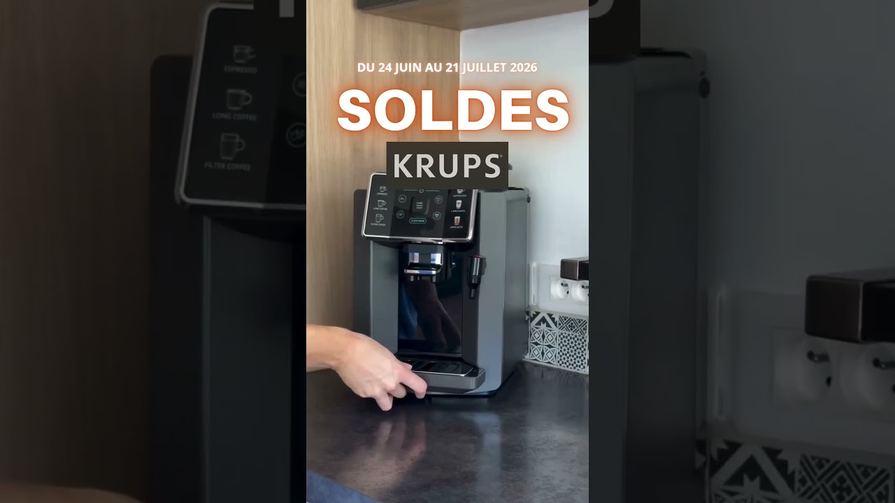 Du 24 juin au 21 juillet 2026, profitez des soldes d'été Krups.