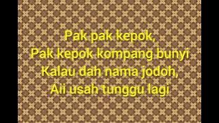LYRICS CAK CEKUK - WANI KAYRIE