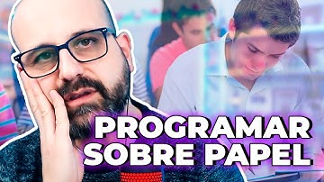 ✏️ EXAMENES DE PROGRAMACIÓN EN PAPEL | La red de Mario