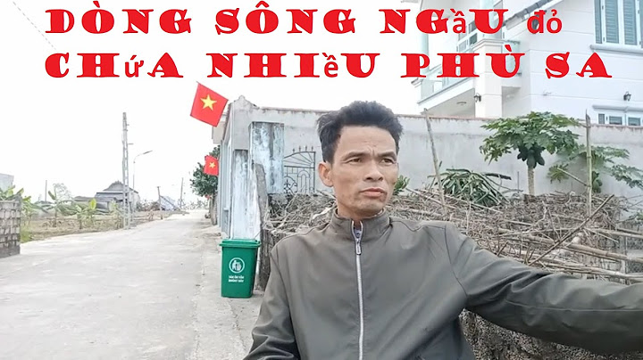 Sông có màu đỏ của phù sa là sông gì