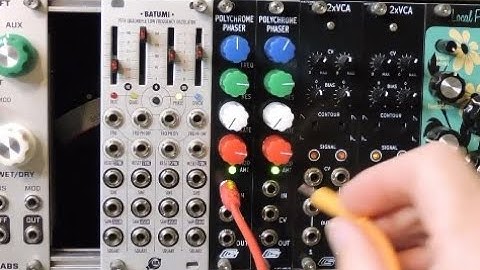 TWO Polychrome Phasers! Stereo FTW Eurorack Effect Demo #2
