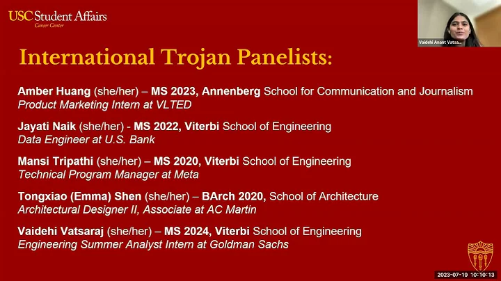 2023 USC Career Center Virtual Summer Summit
