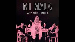 Mau y Ricky Feat. Karol G - Mi Mala  (Audio)