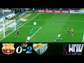 أهداف مباراة ملقا وبرشلونة 2-0 شاشة كاملة ᴴᴰ تعليق حماد العنزي الدوري الاسباني