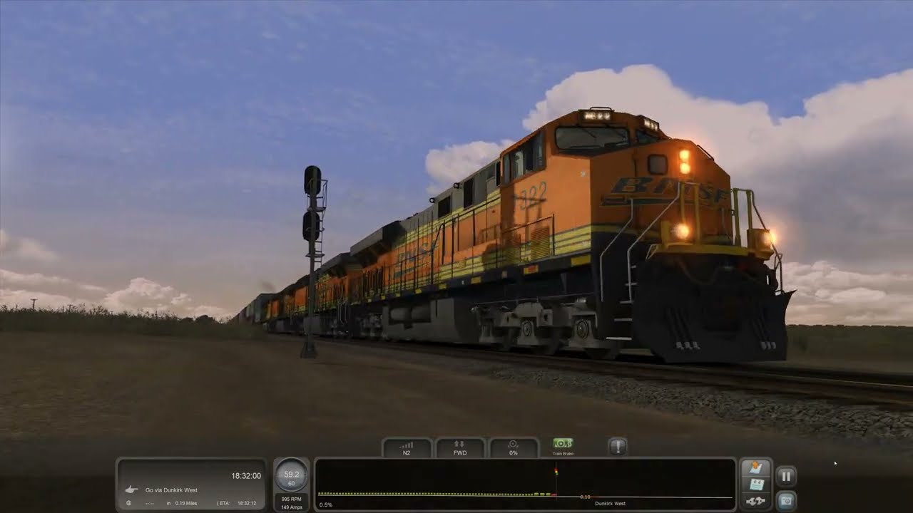 Train Simulator Classic - [GE ES44DC] - BNSF Hi-Line "Z" (The Sequal - Part 1) - 4K UHD