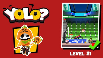 DEATHIGNER or YOLO? Gameplay Level 21 solution