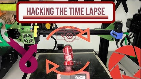 How To Make Those Cool Time Lapses but with CURA and a GoPro!!!