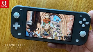 A Plague Tale: Requiem - Cloud Version Nintendo Switch Lite Gameplay