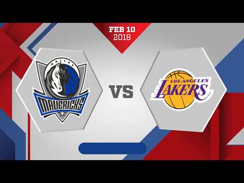 Los Angeles Lakers vs. Dallas Mavericks - February 10, 2018
