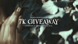 7K GIVEAWAY (Sony Vegas Pro Colorings and Aesthetic Scene Pack)