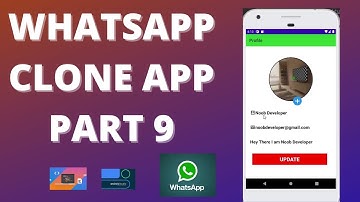 Build WhatsApp Chat App Kotlin Android Studio Part 9 Fetch And Update Profile Data