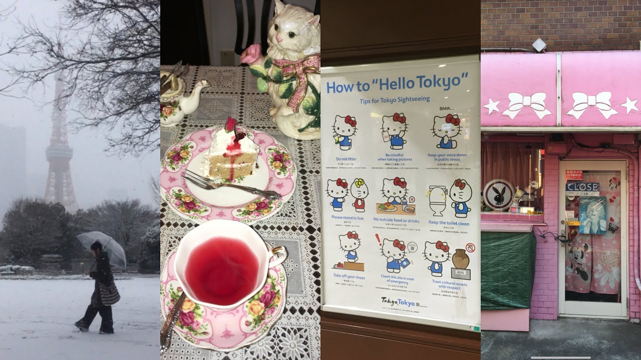 나혼자 도쿄 브이로그 귀여운 곳을 찾아서 ... Tokyo vlog ☆ 