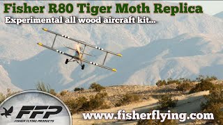 Tiger Moth, Fisher Flying R80 Tiger Moth Replica, Fisher Flying Products.
