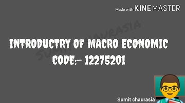 #Assignment B.com (hons) | Semester 1 Introductry of Macro Economic | #Assignment Answer solved ||