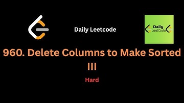 960. Delete Columns to Make Sorted 3