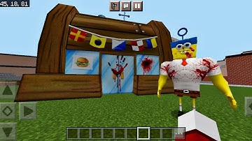 CURSED SpongeBob Squarepants Bikini Bottom MOD in Minecraft PE