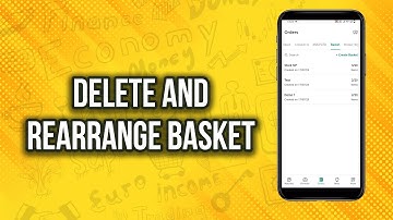 How to Delete and Rearrange a Basket | Order Book | Flip Mobile | Geojit