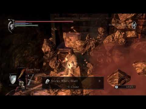 Demon's Souls - Sticky White Stuff Location