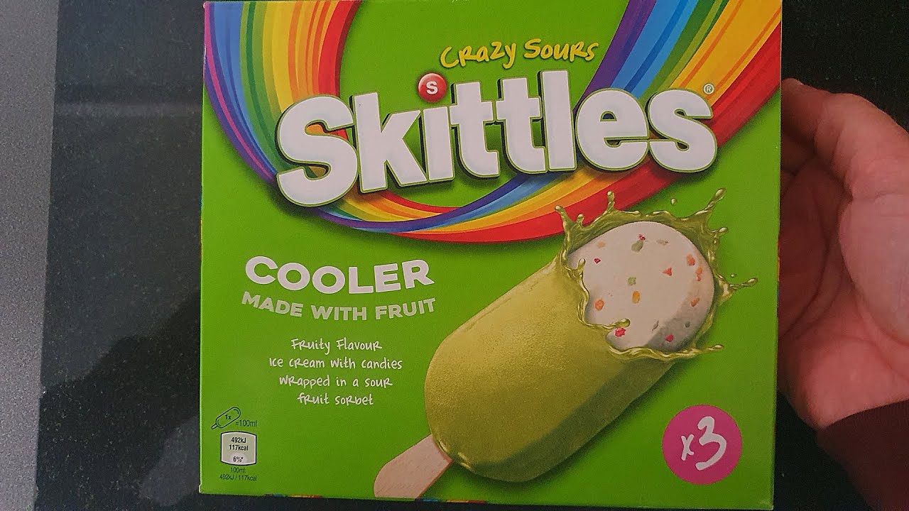 skittles cooler ice cream