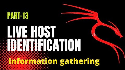 Live host identification | Kali Linux Tutorial | Information gathering | The AB