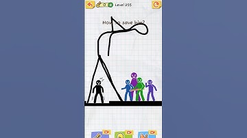 Draw 2 Save | Level 255#gaming #viral #youtube #shorts