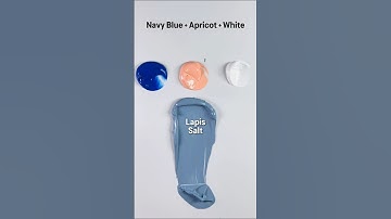 Muted Mix of Cool and Warm Light Tones. #colormixing